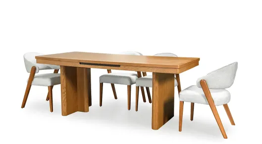 Product img 2, Maldiv Ahşap Ayaklı Yemek Odası Takımı